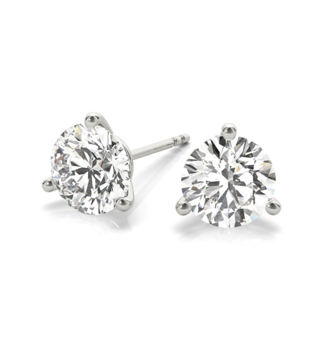 Lab-Grown Diamond Martini Stud Earrings