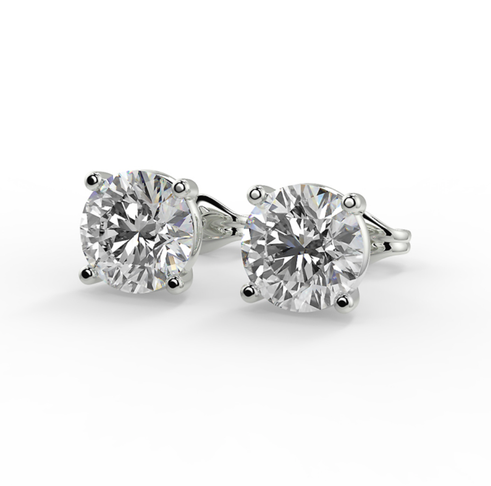 Lab-Grown Diamond Martini Stud Earrings