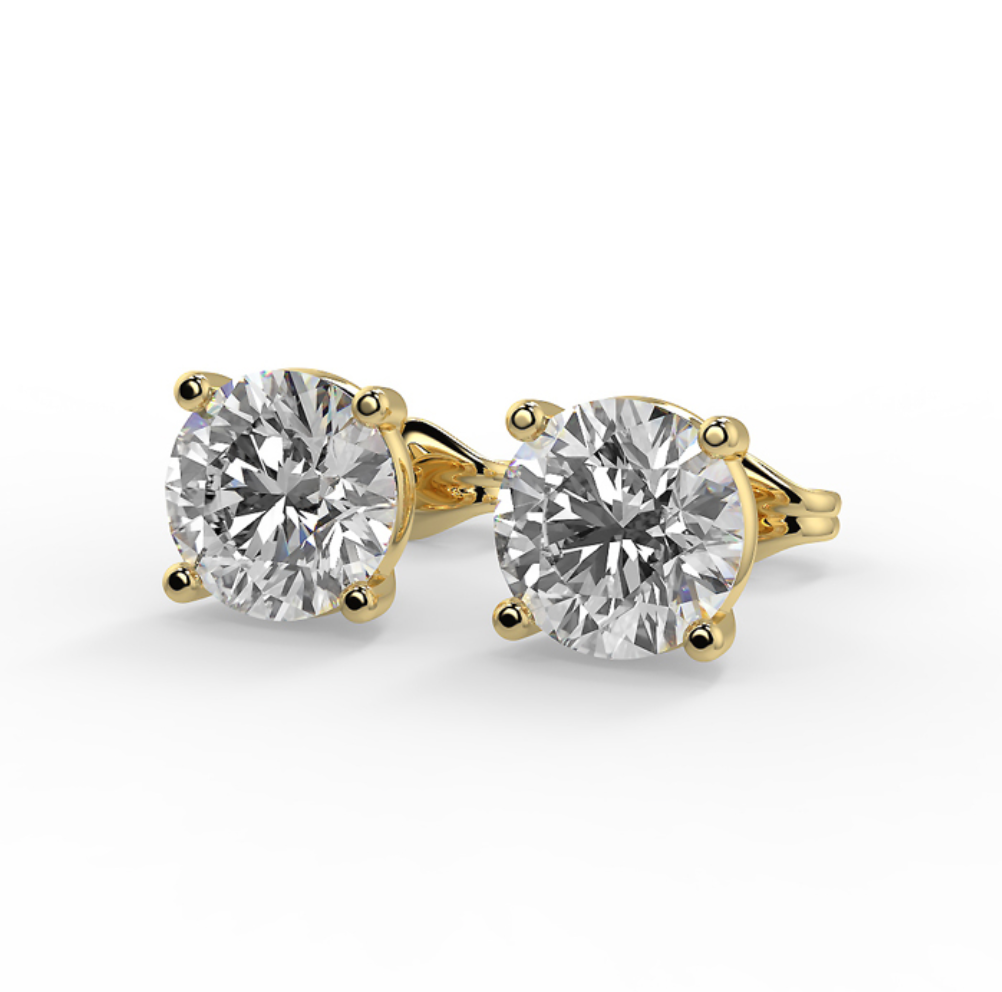 Lab-Grown Diamond Martini Stud Earrings