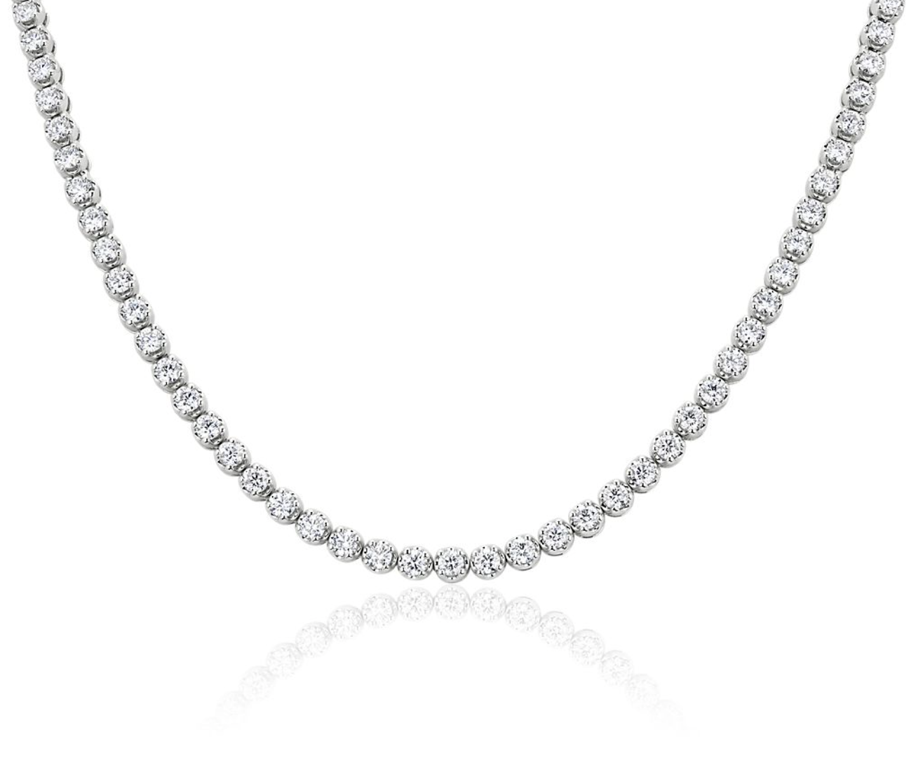 Lab-Grown Diamond Tennis Necklace
