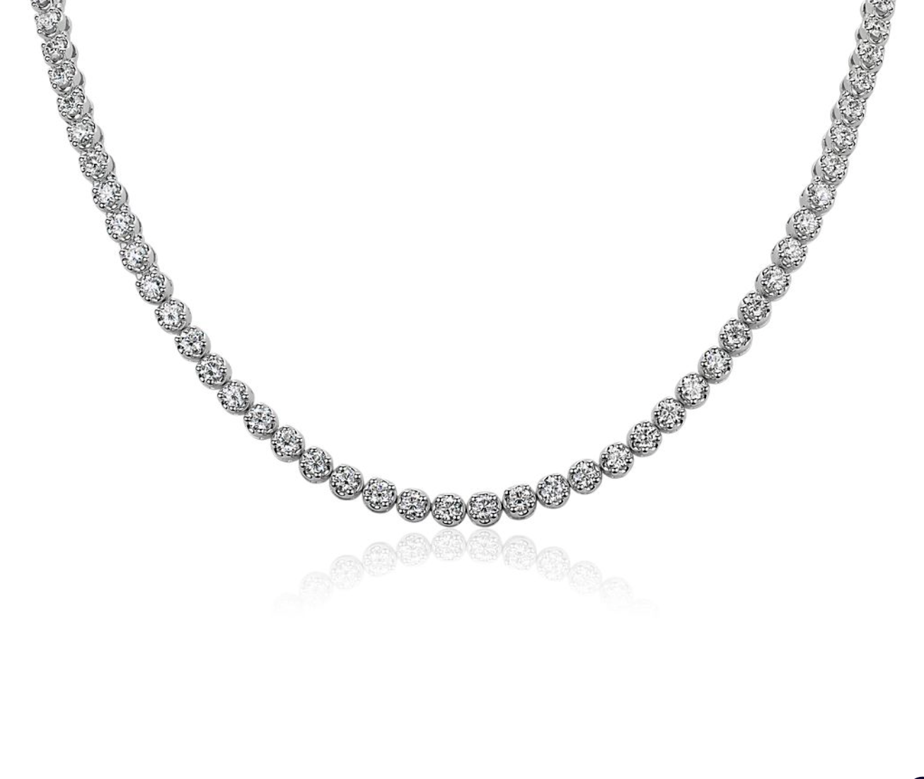 Lab-Grown Diamond Tennis Necklace