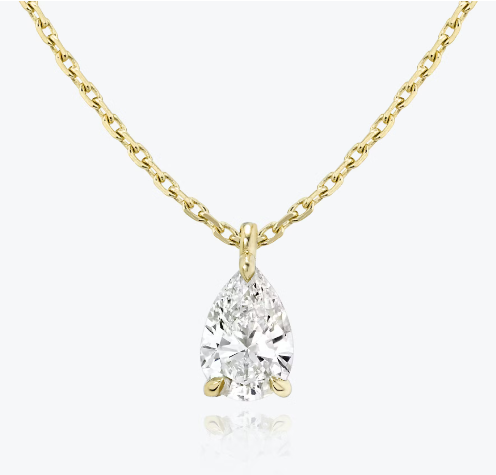Lab-Grown Diamonds Solitaire Classic Necklace