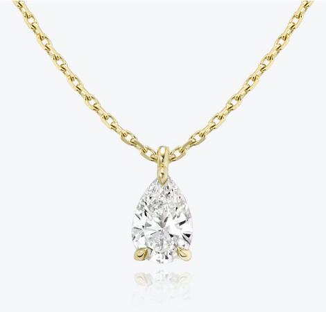 Lab-Grown Diamonds Solitaire Classic Necklace