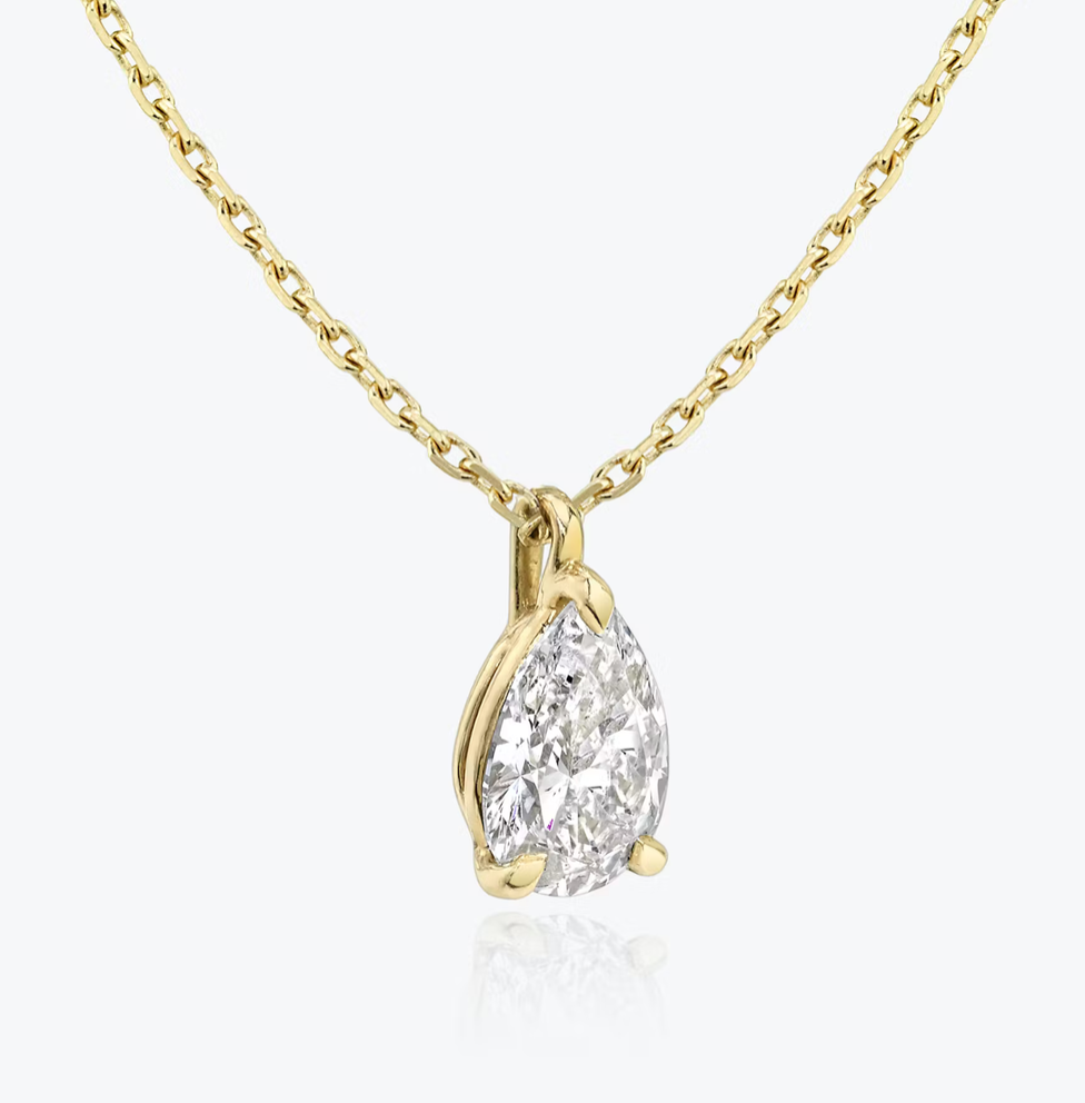 Lab-Grown Diamonds Solitaire Classic Necklace