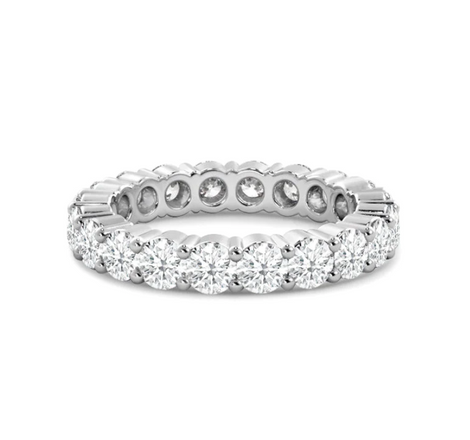 Round Lab Grown Diamond Eternity Band