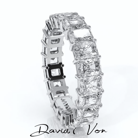 Radiant Lab Grown Eternity Band Ring