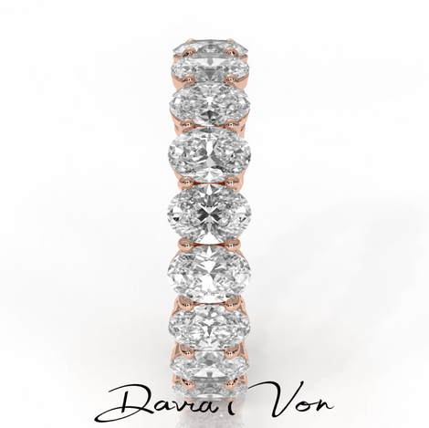 Oval Lab Grown Diamond Eternity Ring