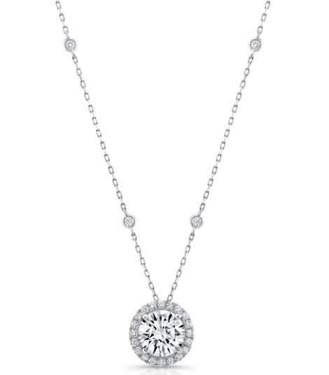 Halo of Dreams Lab Grown Diamond Necklace