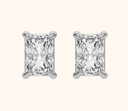 Radiant Lab-Grown Diamond Stud Earrings