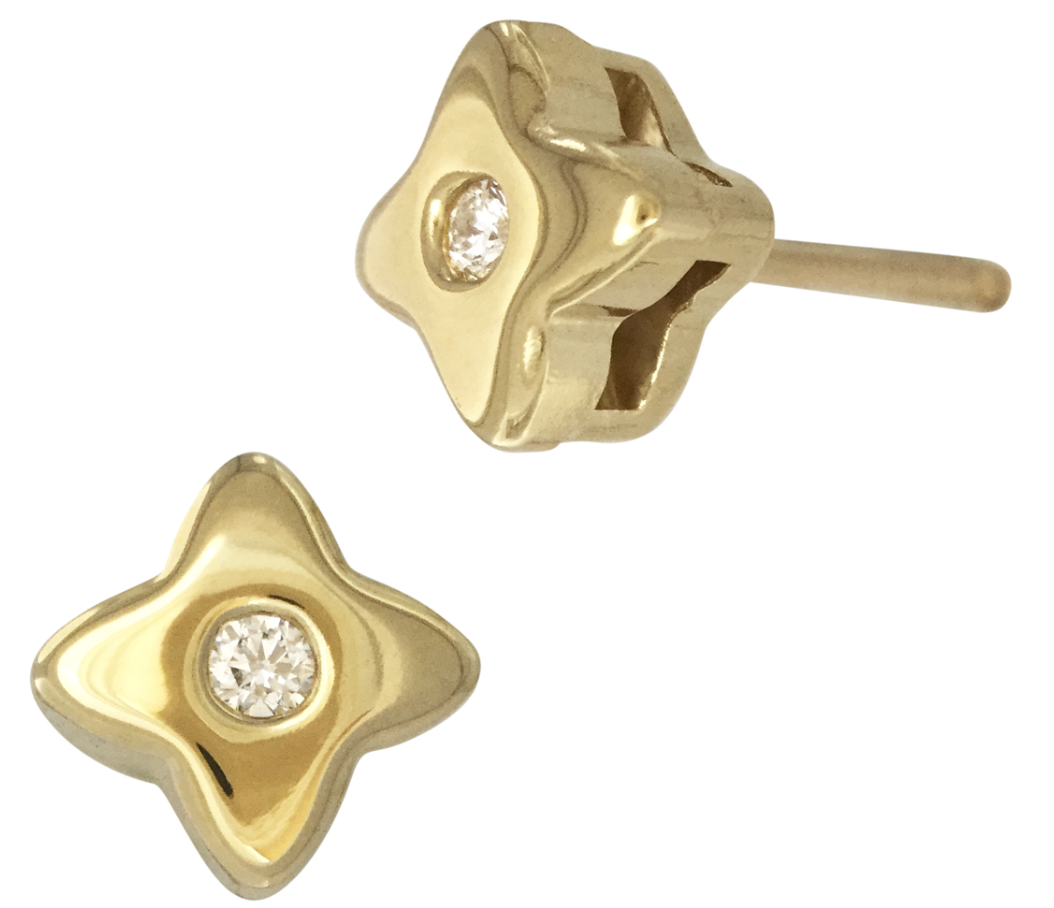 Snuggle Sparkles 0.03 Carat Diamond Stud Earring