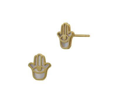 Hamsa Hangouts Stud Earring