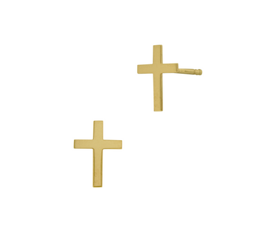 Cross Charmer Stud Earring