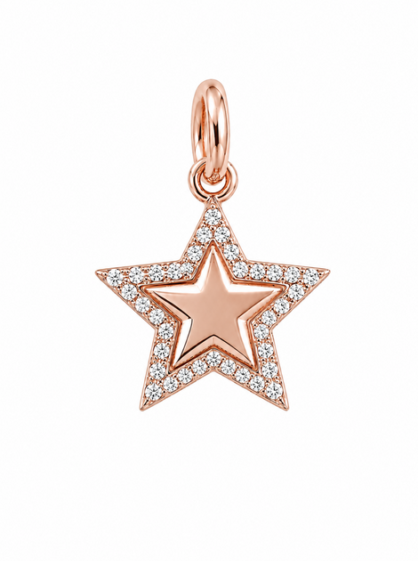 Diamond Outline Star Necklace
