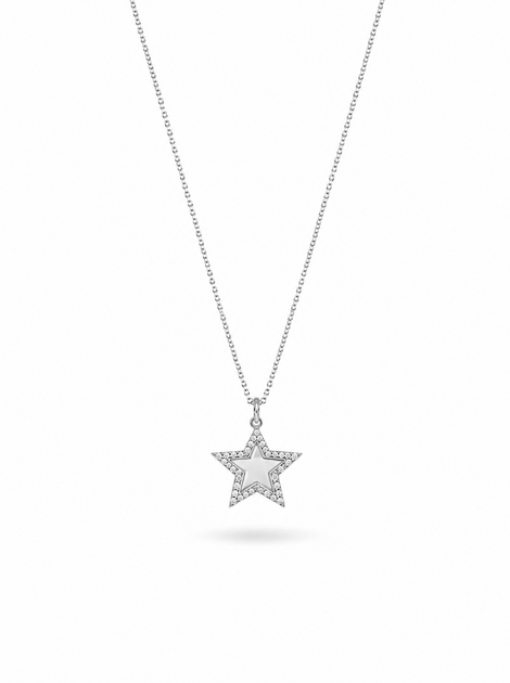 Diamond Outline Star Necklace