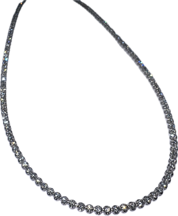 Lab-Grown Diamond Tennis Necklace