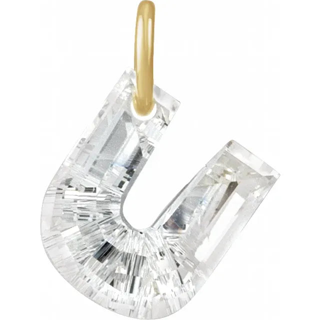 The Heirloom Lab Grown Diamond Initials - Charm Only