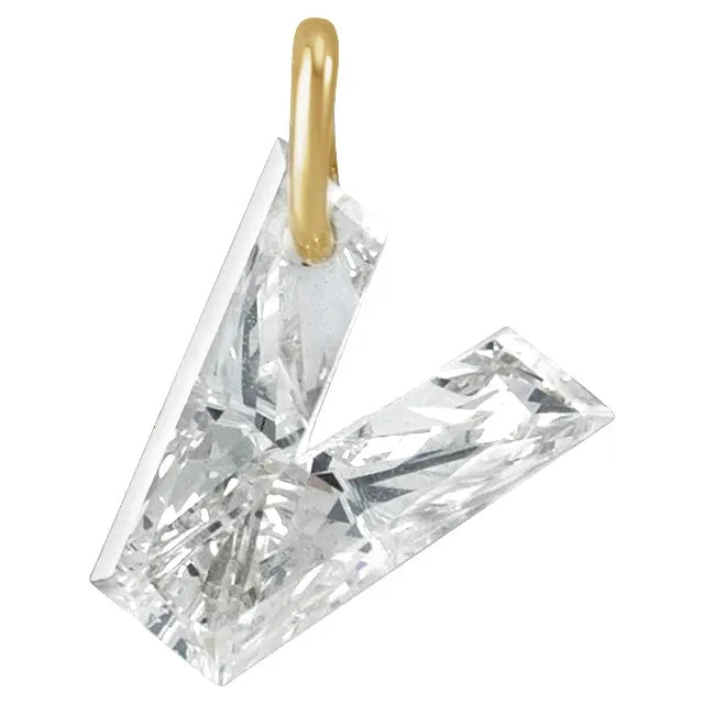 The Heirloom Lab Grown Diamond Initials - Charm Only