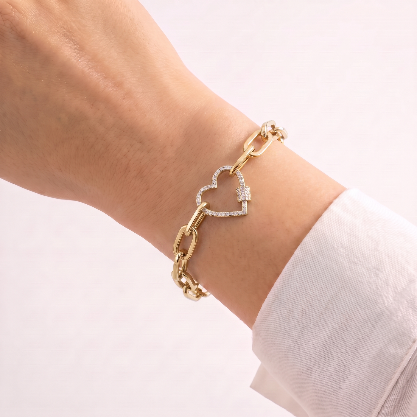 Paris Heart Bracelet