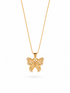The Elara Diamond Butterfly Necklace