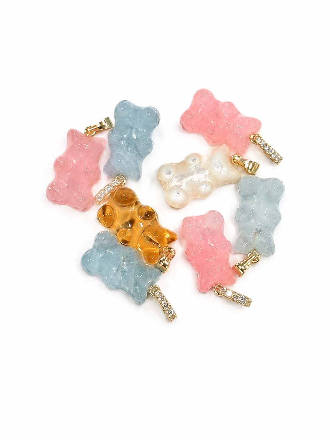 The Petite Gem Bear Necklace