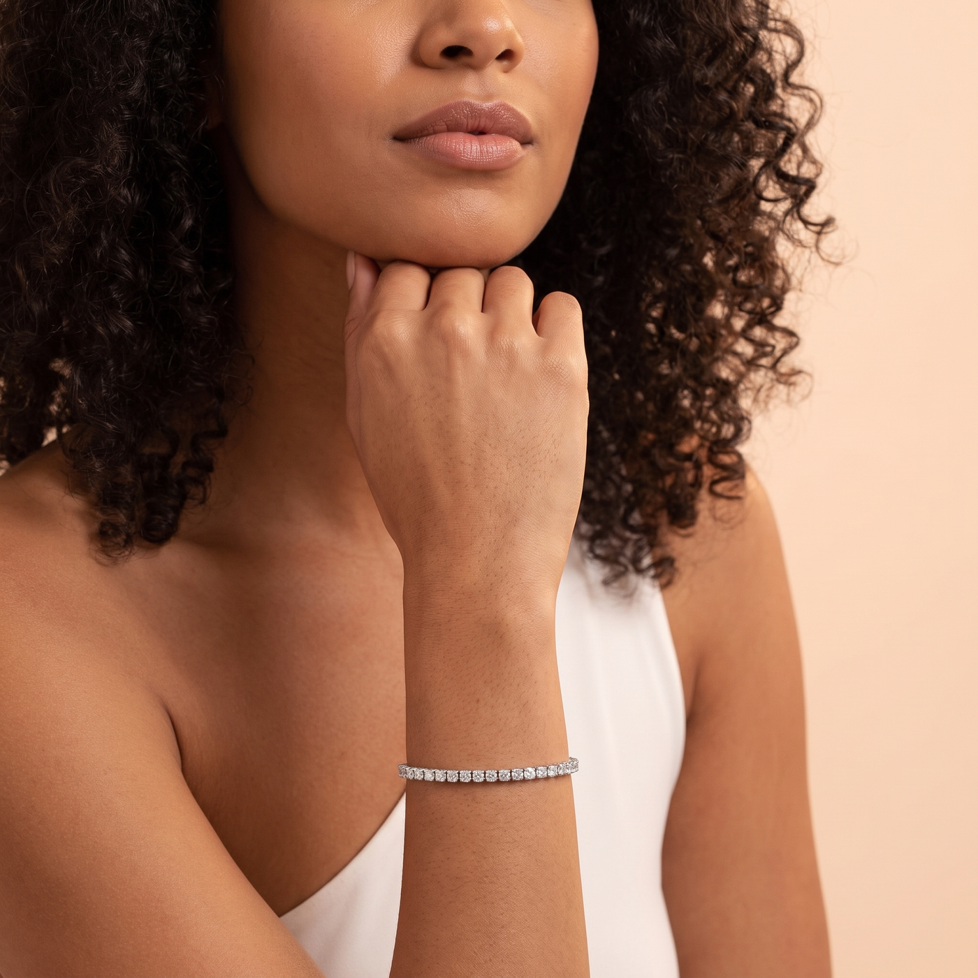 Lab-Grown Diamond Tennis Bracelet