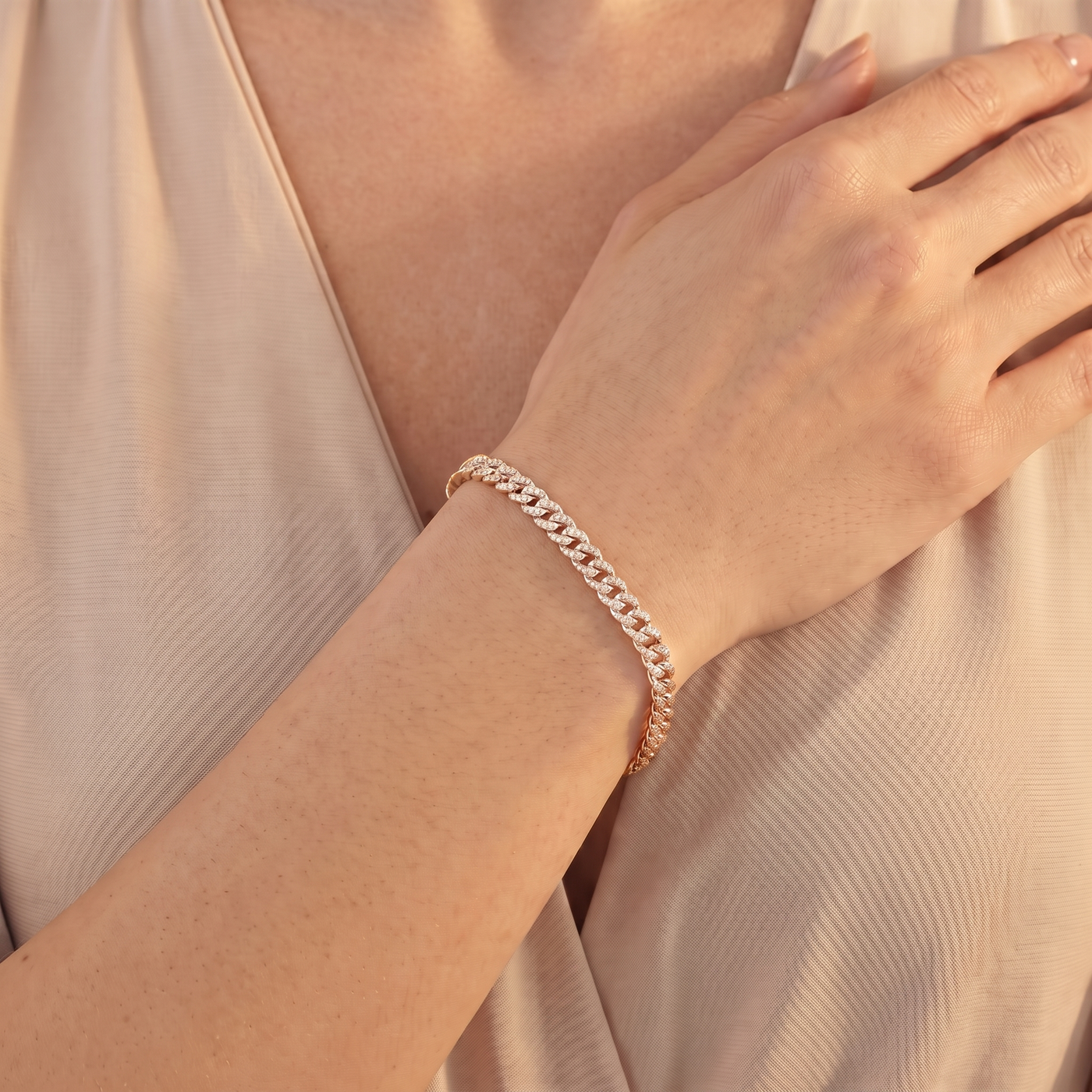 Dainty Diamond Cuban Link