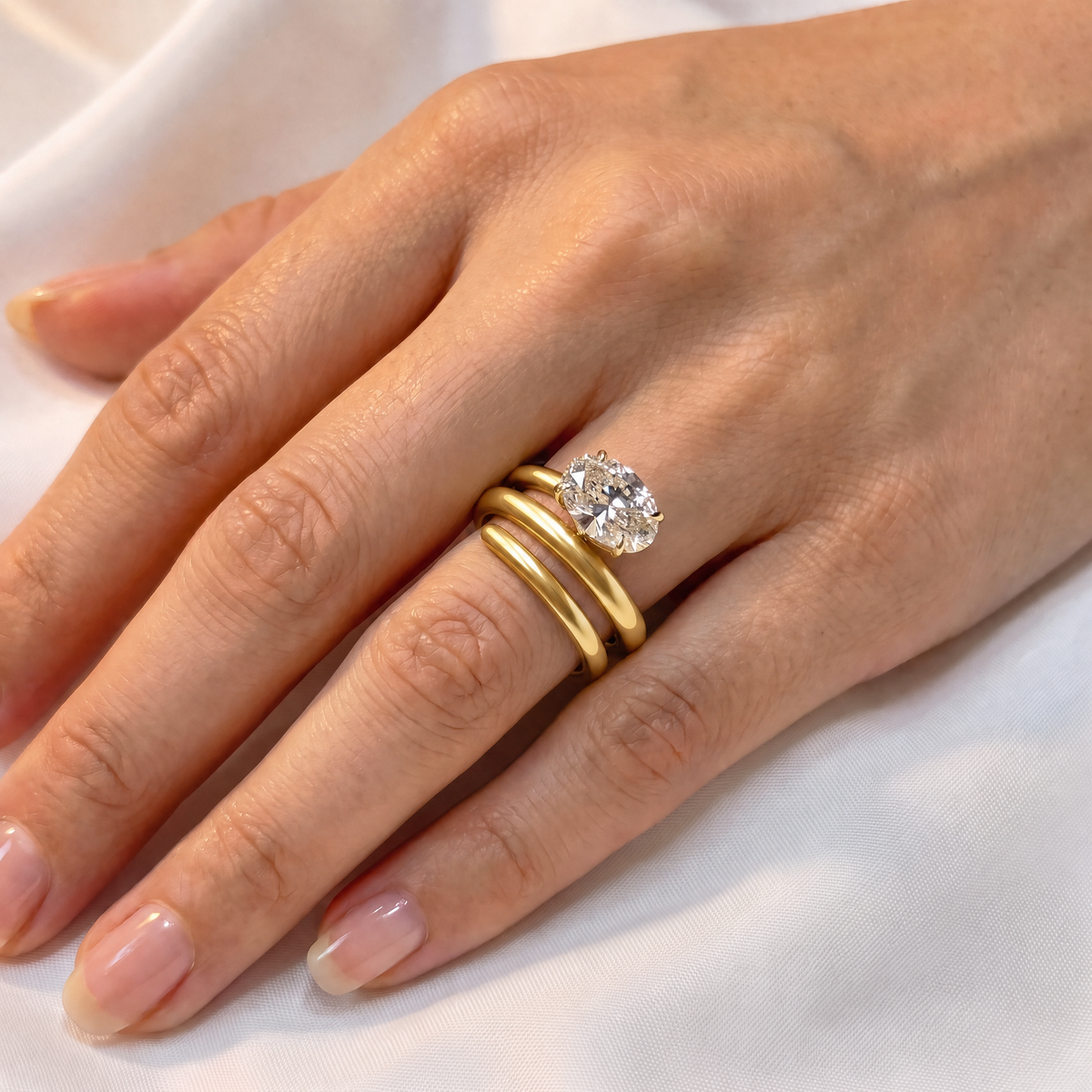 The Solène Oval Lab-Grown Diamond Ring