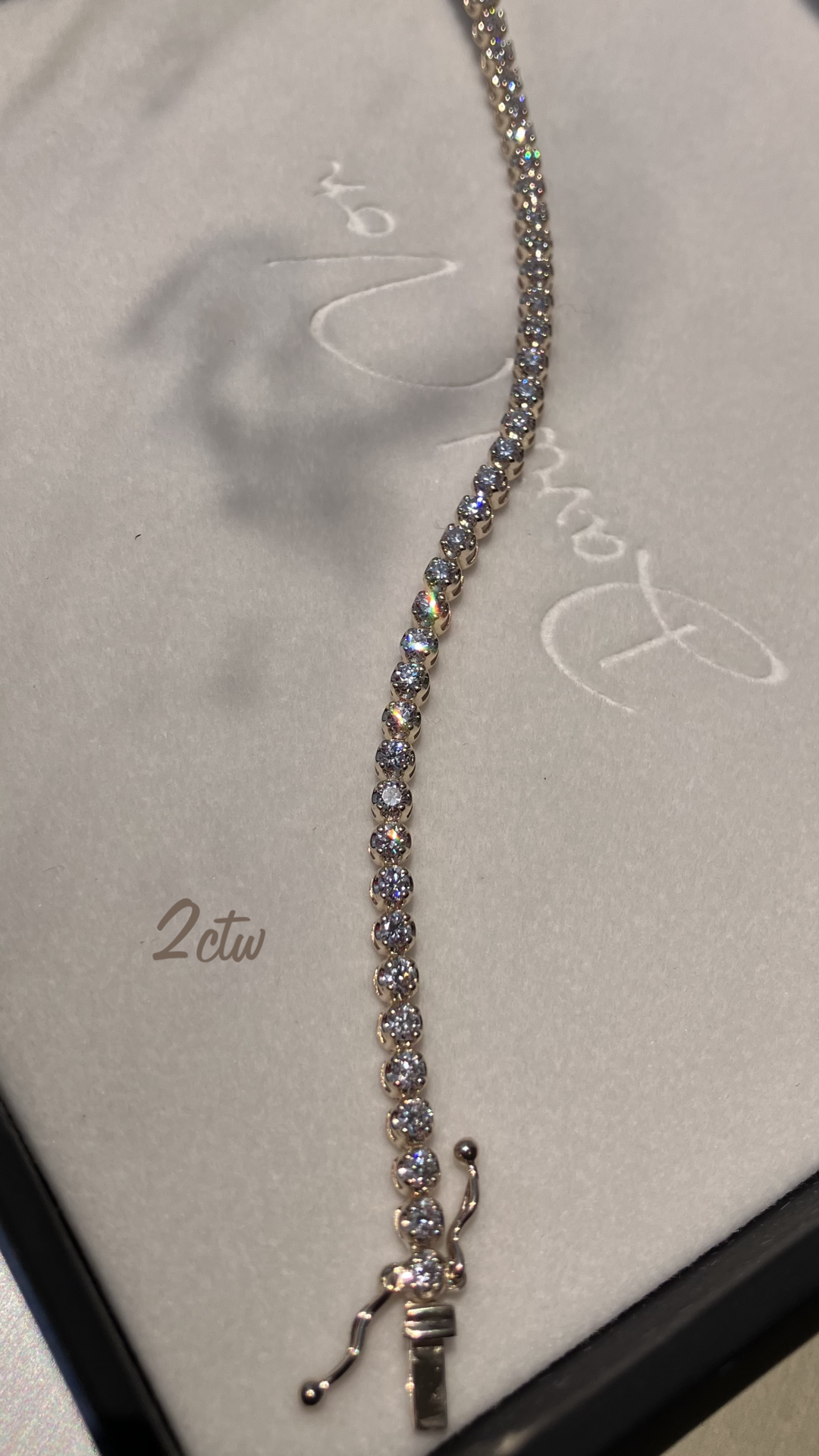 Lab-Grown Diamond Tennis Bracelet