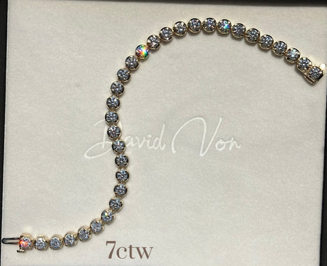 Lab-Grown Diamond Tennis Bracelet