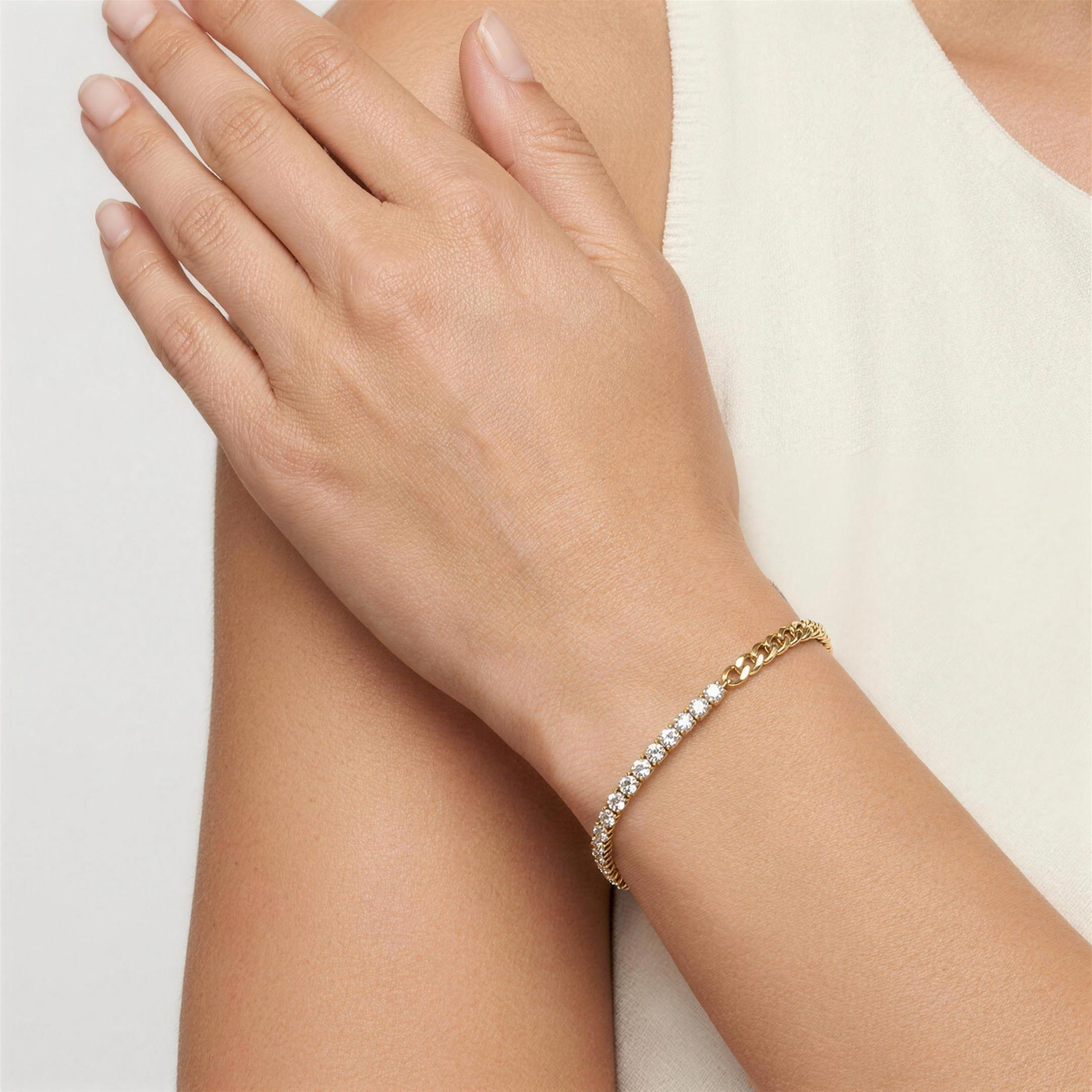 Cuban Tennis Diamond Bracelet 1.49 CT