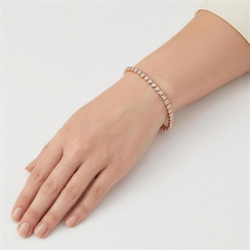 Diamond Bezel Tennis Bracelet