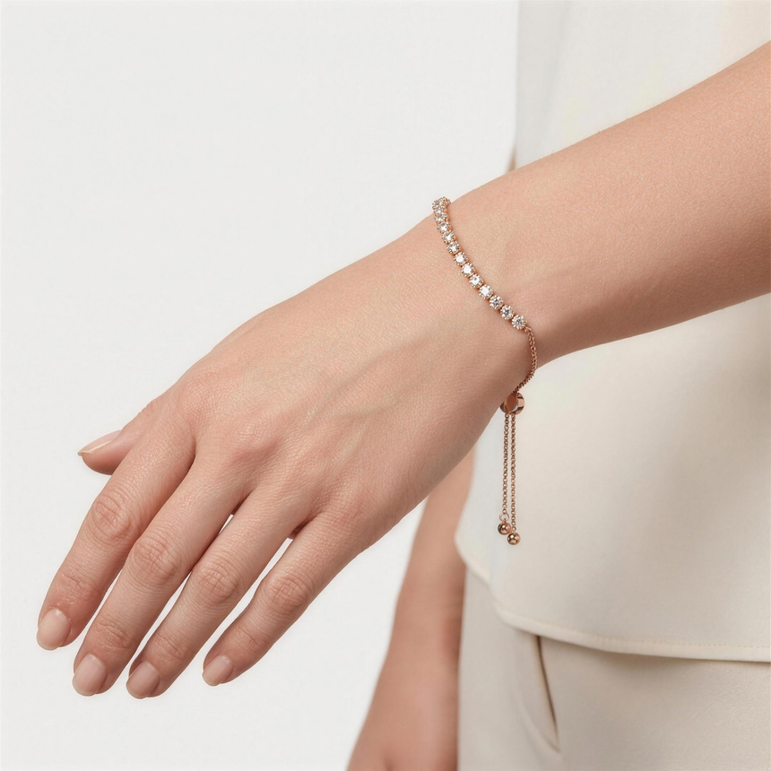 Diamond Bolo Bracelet