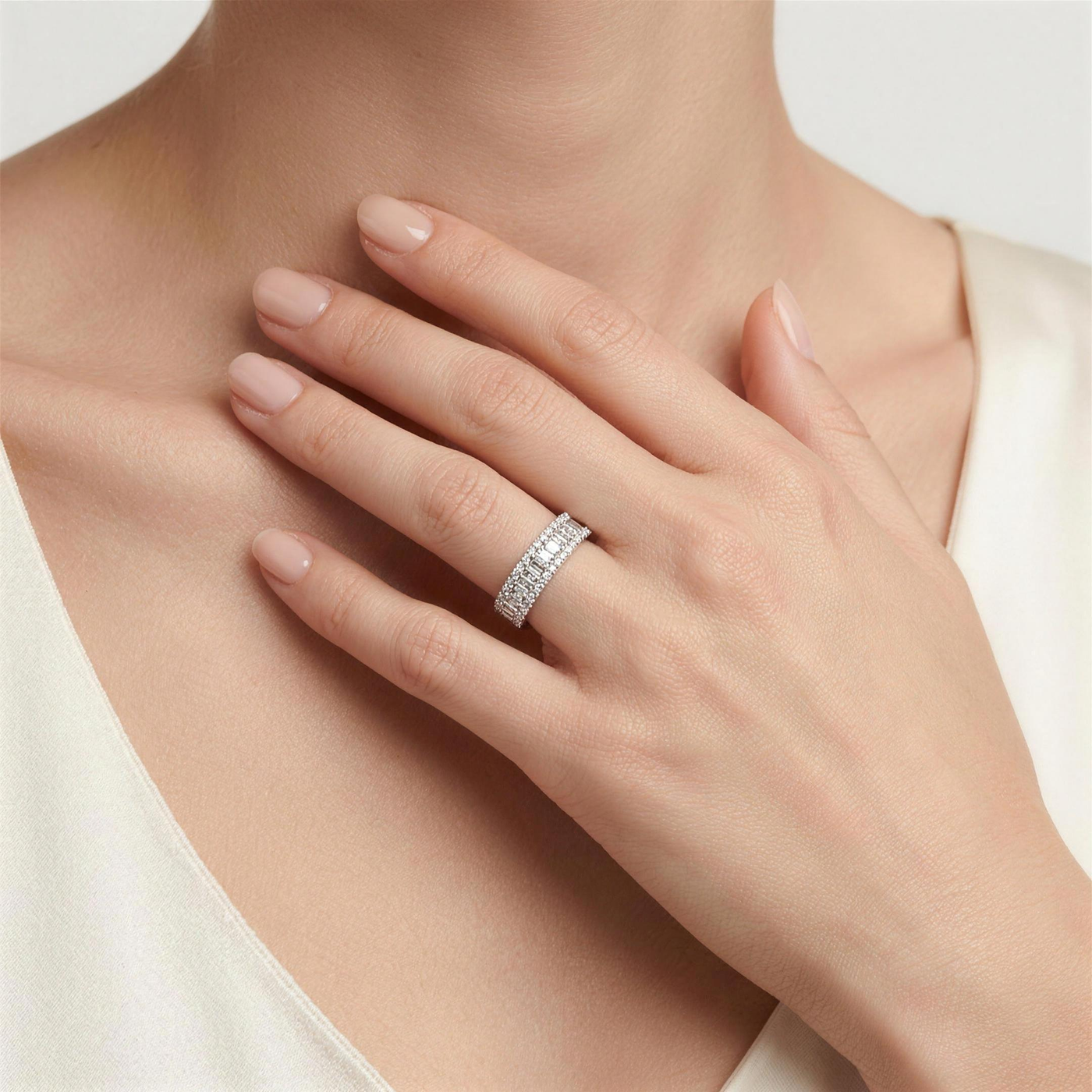Kylie Diamond Baguette Band