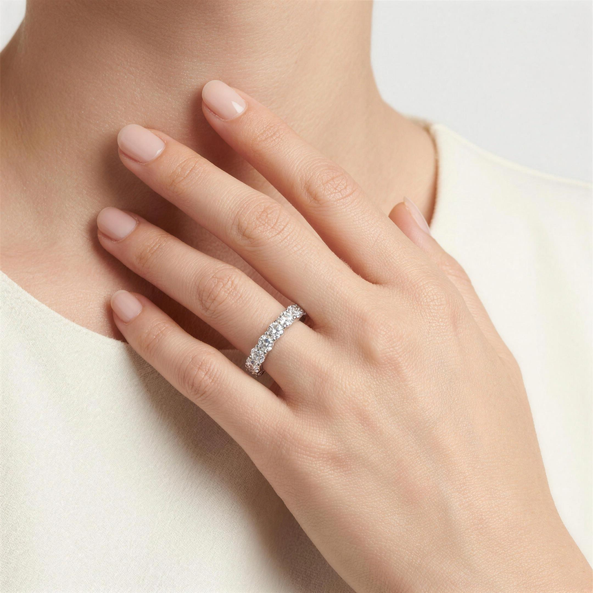 Round Lab Grown Diamond Eternity Band
