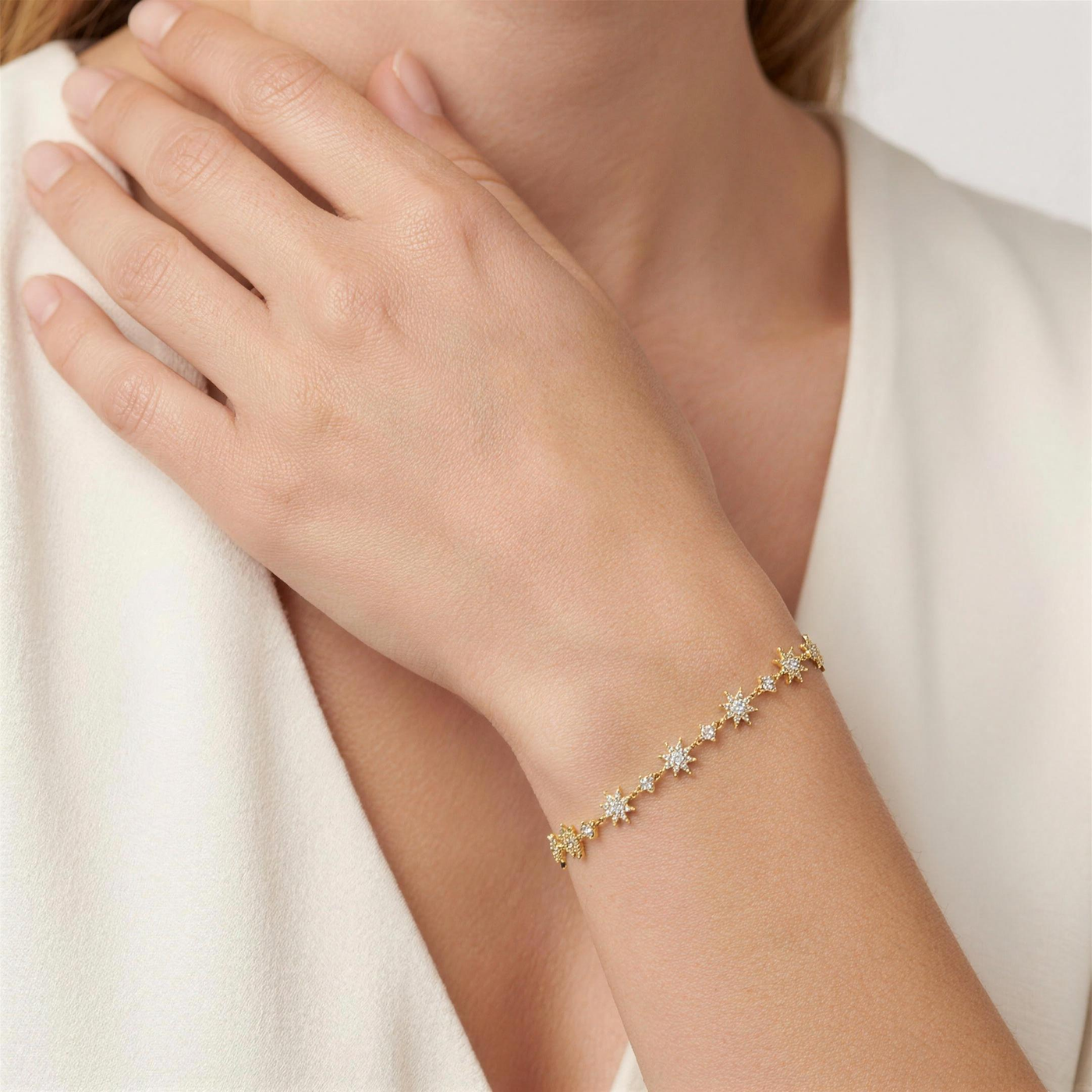 Diamond Star Bracelet
