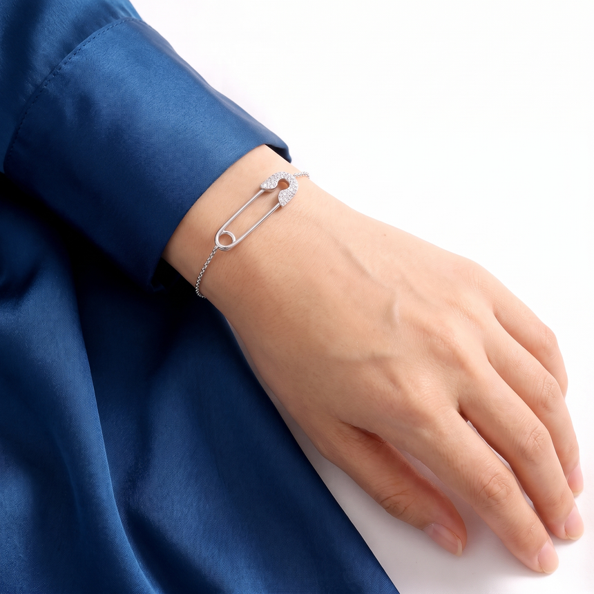 Venice Safety Pin Bracelet