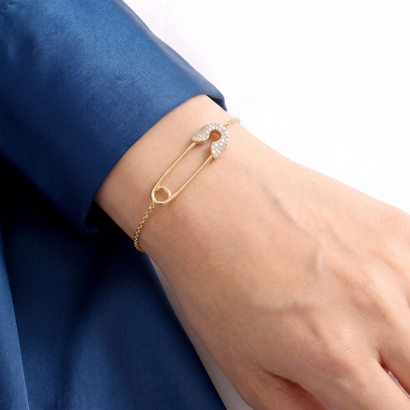 Venice Safety Pin Bracelet