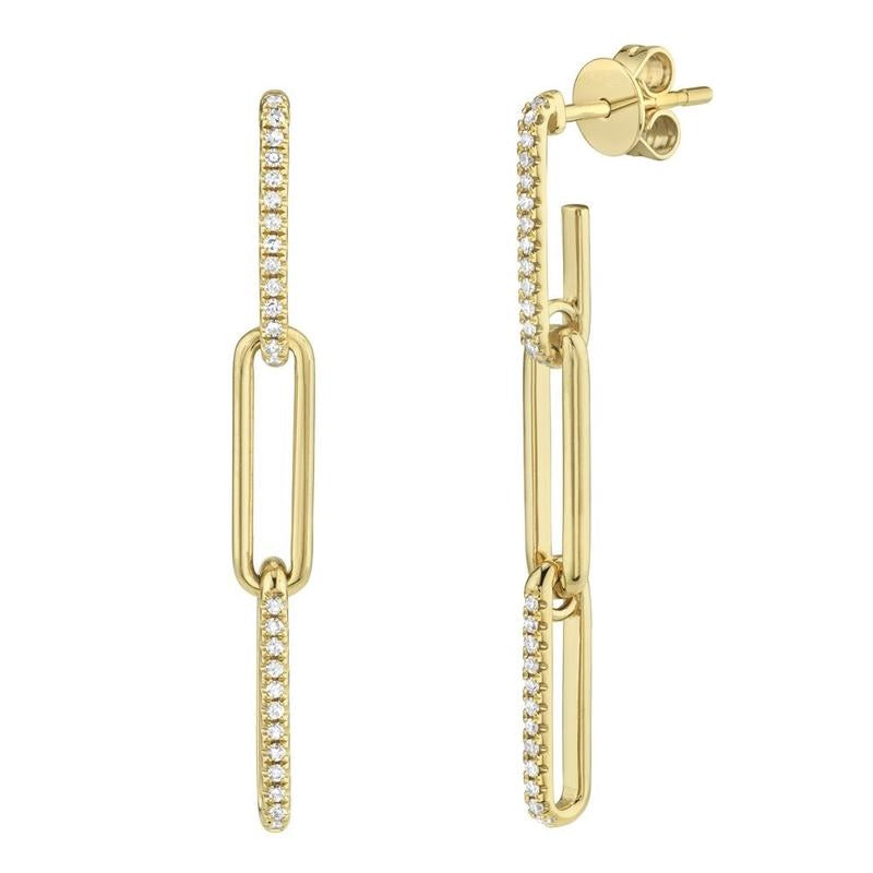 Diamond Link Earring