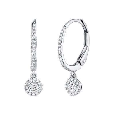 Diamond Drop Earring
