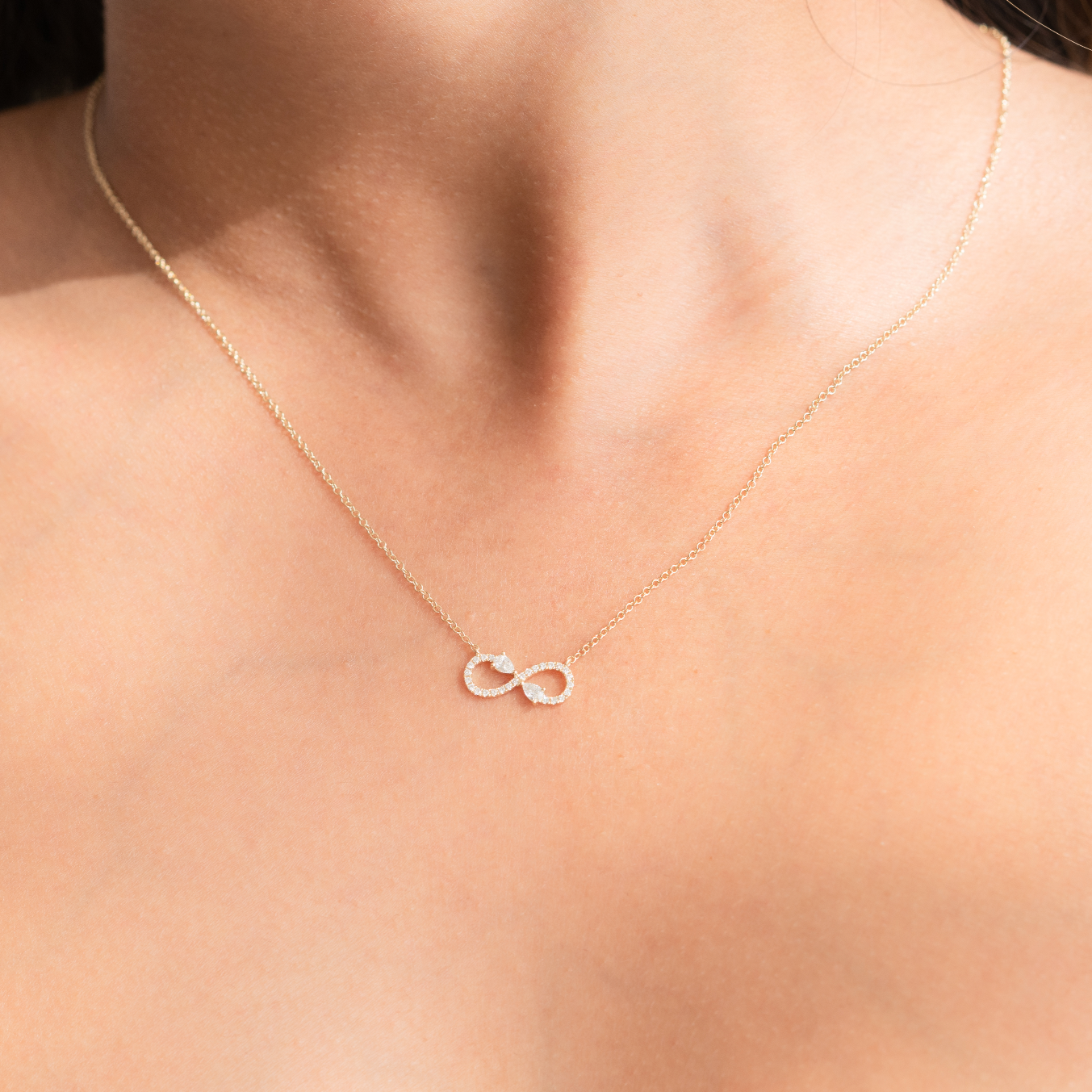 Diamond Infinity Necklace