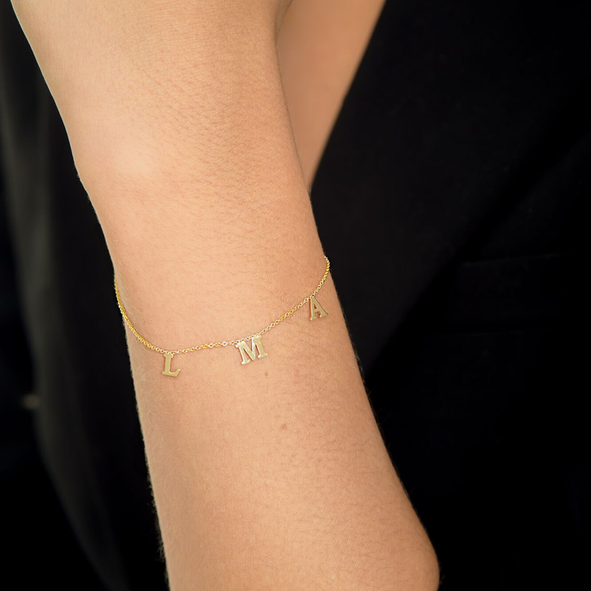 Letter Name Bracelet