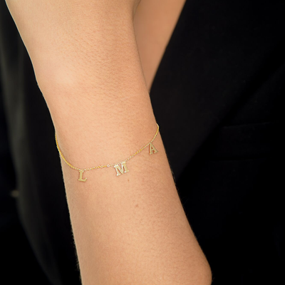 Letter Name Bracelet