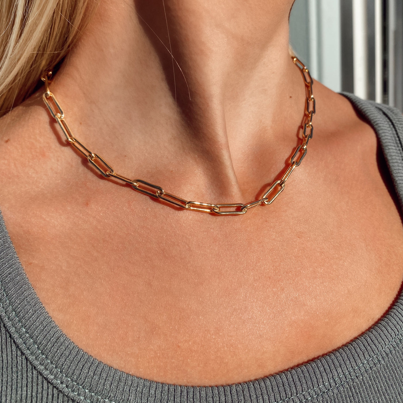Large Link Necklace