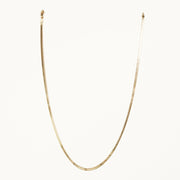 14K Gold Herringbone Necklace