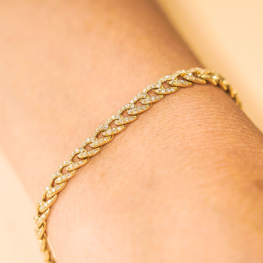 Diamond Cuban Link Bracelet