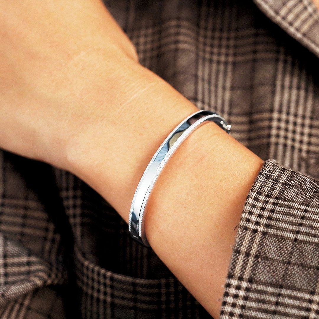 Diamond ID Bangle