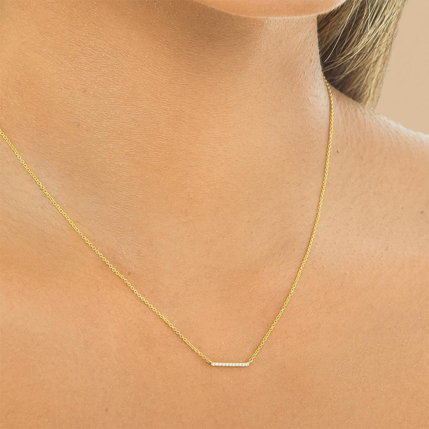 Diamond Line Necklace