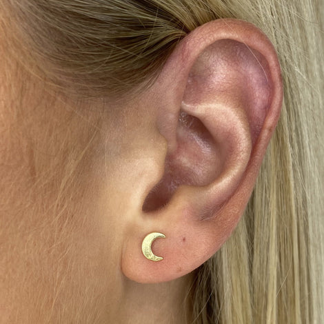 Moon Gold Earrings