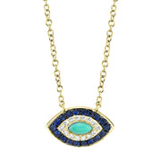 Into The Blue Eye Necklace