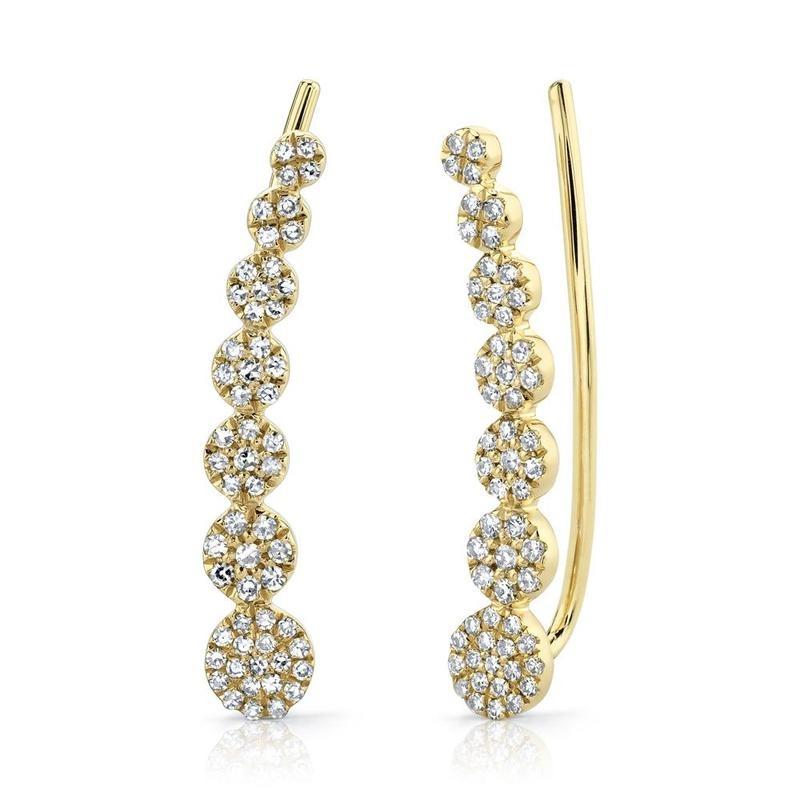 Diamond Ear Crawler Earring
